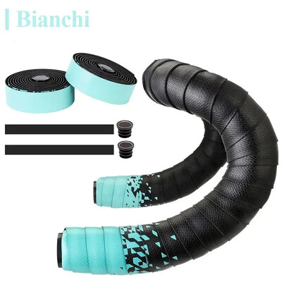 BUCKLOS šosejas velosipēdu stūres lentes Triecienu absorbējošas riteņbraukšanas stieņa lentes Pretslīdes, nodilumizturīgas velosipēda siksnas velosipēda rokturu lentes
