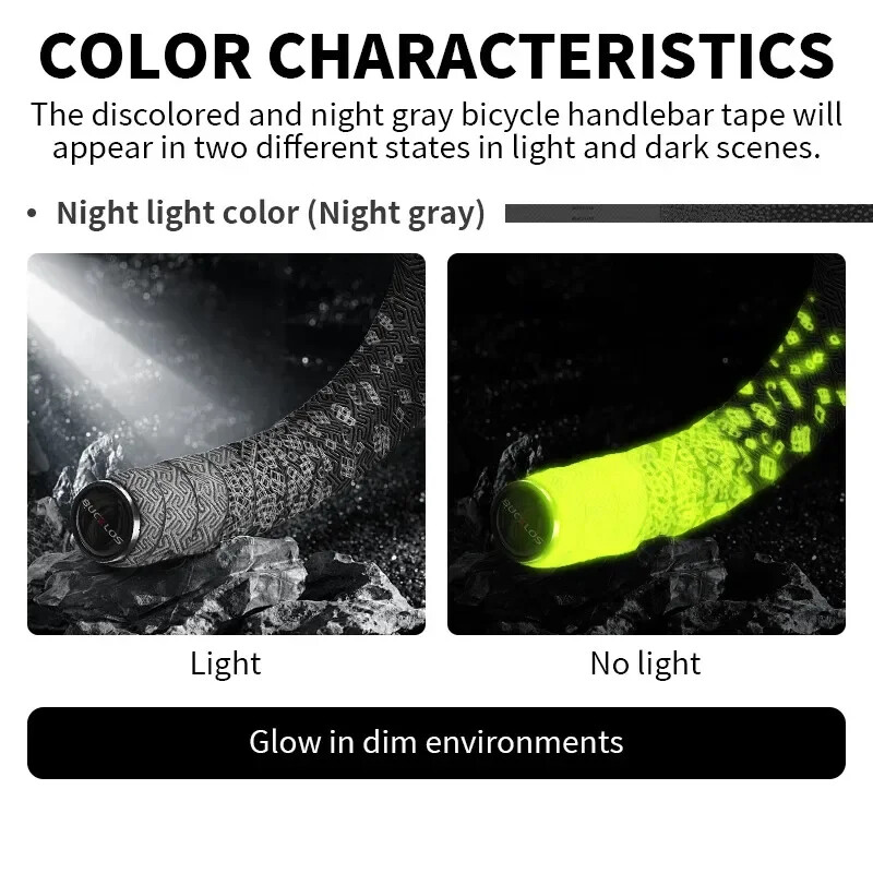 BUCKLOS Trake za cestovne bicikle na upravljaču Profesionalna traka za jahanje Mekana traka za šipku s ručkom Neklizajuća udobna traka za motke za bicikle