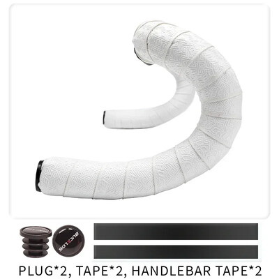 BUCKLOS Izdržljiva traka za upravljač bicikla Protuklizna traka za upijanje udaraca za cestovne bicikle Traka za ručku s čepovima Dodaci za bicikl