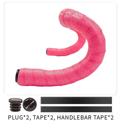 BUCKLOS Izdržljiva traka za upravljač bicikla Protuklizna traka za upijanje udaraca za cestovne bicikle Traka za ručku s čepovima Dodaci za bicikl