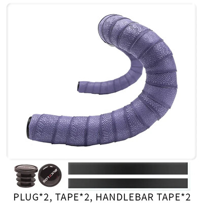 BUCKLOS Izdržljiva traka za upravljač bicikla Protuklizna traka za upijanje udaraca za cestovne bicikle Traka za ručku s čepovima Dodaci za bicikl