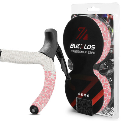 BUCKLOS Izdržljiva traka za upravljač bicikla Protuklizna traka za upijanje udaraca za cestovne bicikle Traka za ručku s čepovima Dodaci za bicikl