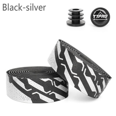 TTPRO velosipēda lente, neslīdoša amortizējoša ķirzaka raksts, divkrāsu ceļa grants stūres lente, velosipēdu detaļu vairumtirdzniecība