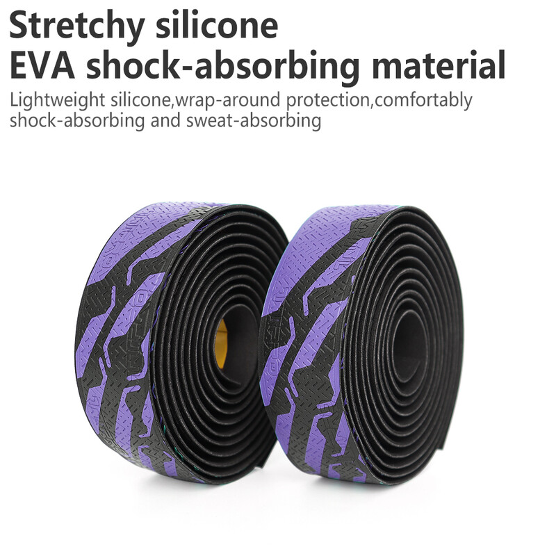 TTPRO velosipēda lente, neslīdoša amortizējoša ķirzaka raksts, divkrāsu ceļa grants stūres lente, velosipēdu detaļu vairumtirdzniecība