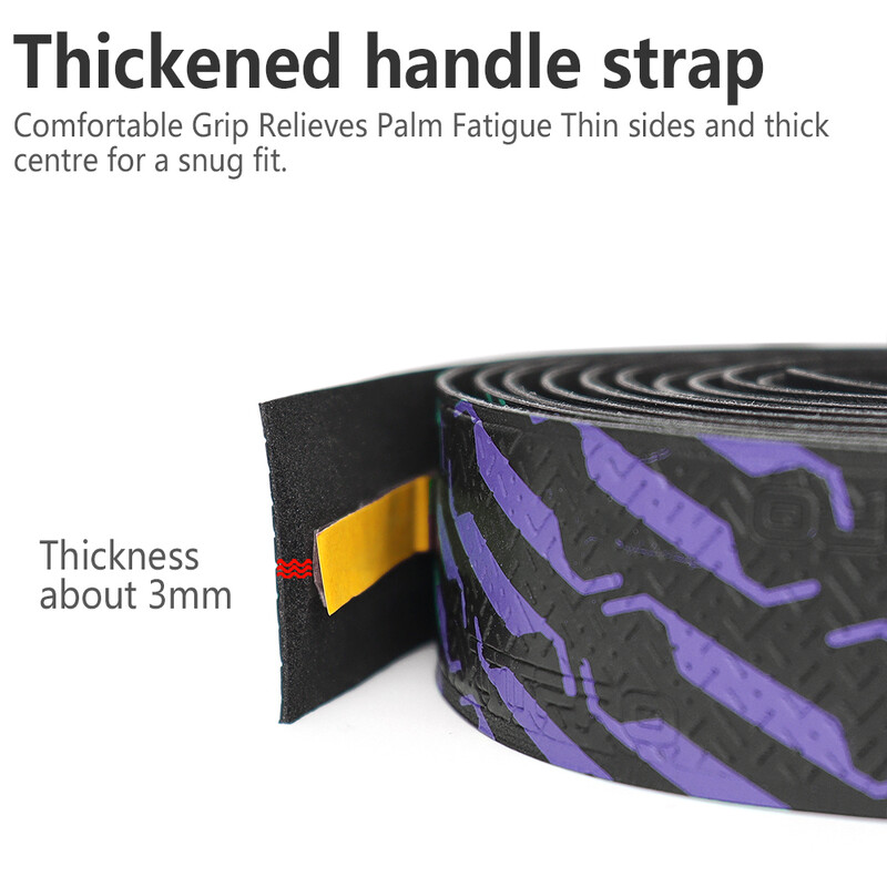 TTPRO velosipēda lente, neslīdoša amortizējoša ķirzaka raksts, divkrāsu ceļa grants stūres lente, velosipēdu detaļu vairumtirdzniecība