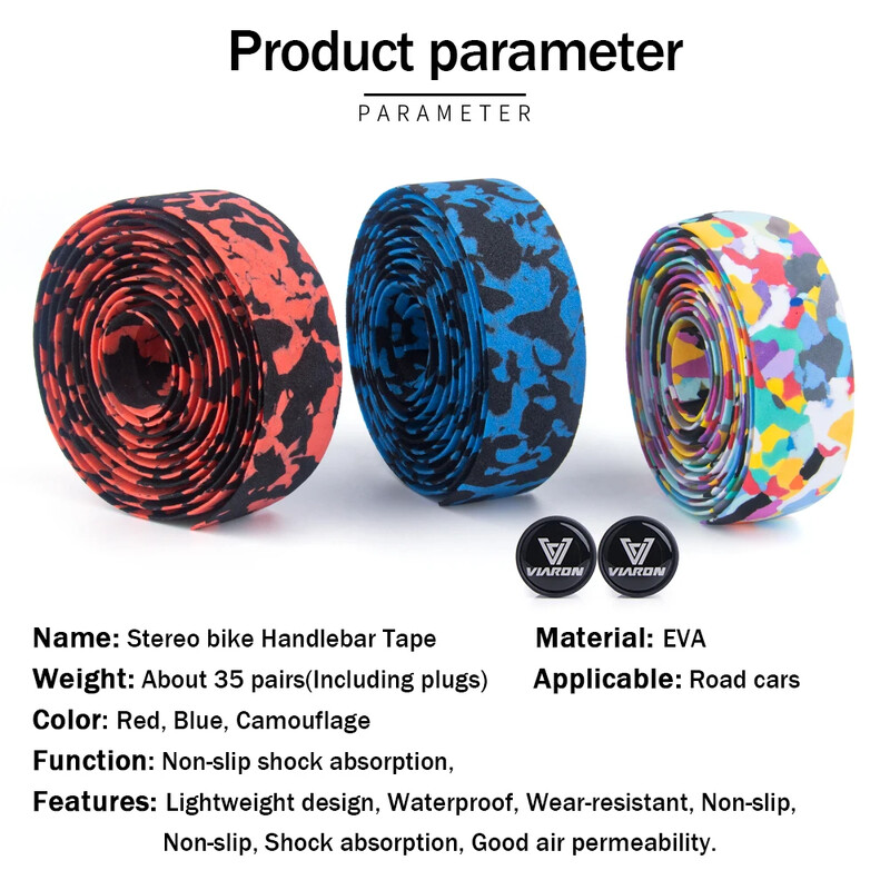 Velosipēdu ceļa stūres lente ar amortizatoru, neslīdošu makšķerkātu Dead Fly stūre ar velosipēda piederumiem