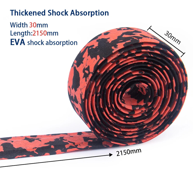 Velosipēdu ceļa stūres lente ar amortizatoru, neslīdošu makšķerkātu Dead Fly stūre ar velosipēda piederumiem