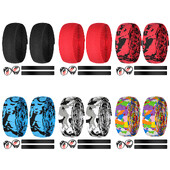 6gab Kamuflāžas velosipēda riteņbraukšanas roktura jostas velosipēda rokturi Aptīšanas lentes šosejas velosipēda stūres siksna ar stieņa spraudni