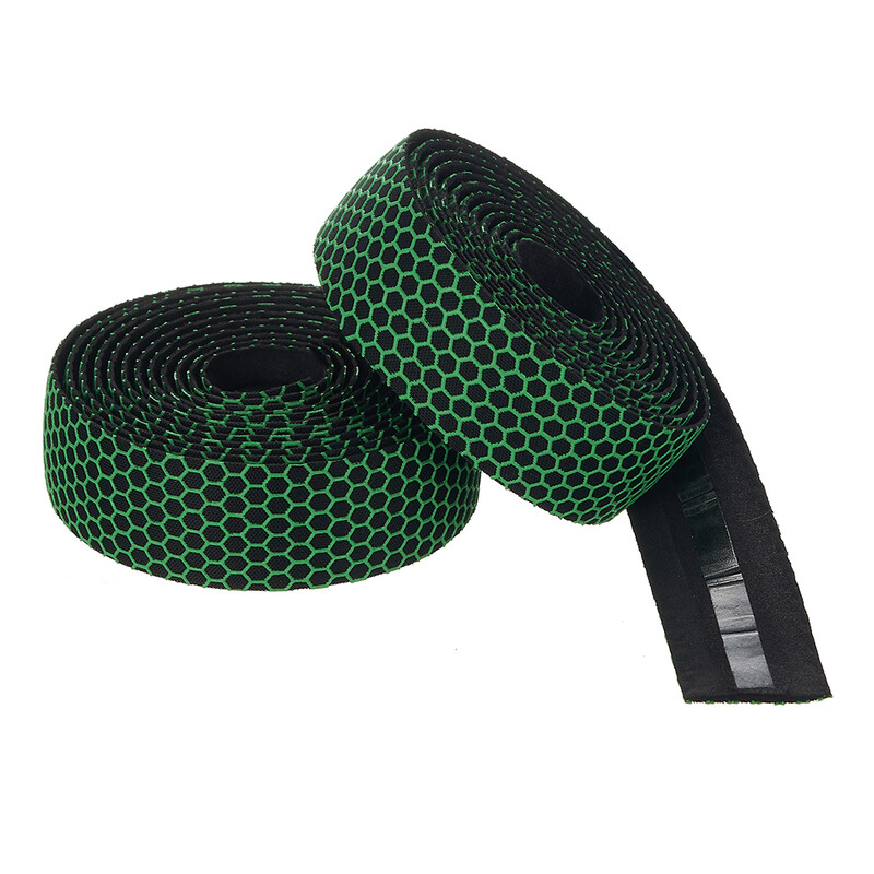 MOTSUV 1Pair jauns velosipēda stūres ceļa velosipēda pretslīdes silikagels EVA triecienu absorbcijas roktura lentes riteņbraukšanas aptinuma gala spraudnis