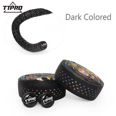 TTPRO Mummy velosipēda stūres lente ceļa grants velosipēda pretapaugšanas amortizējoša, elpojoša lente riteņbraukšanas piederumiem