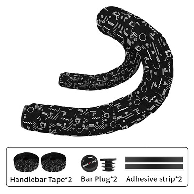 BUCKLOS šosejas velosipēdu stūres lentes mīkstas triecienizturīgas velosipēda stieņa aptinums PU EVA ūdensizturīgs riteņbraukšanas stūres lentes velosipēdu piederumi
