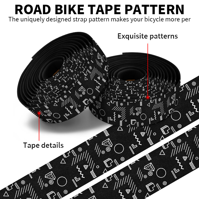 BUCKLOS šosejas velosipēdu stūres lentes mīkstas triecienizturīgas velosipēda stieņa aptinums PU EVA ūdensizturīgs riteņbraukšanas stūres lentes velosipēdu piederumi