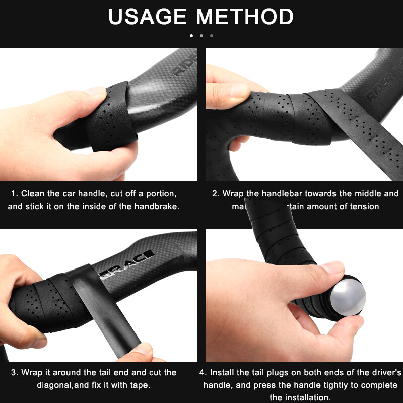 Velosipēda stūres lente MTB šosejas velosipēda PU ādas perforēta siksna elpojoša riteņbraukšanas roktura aptinuma siksnas Fiksēta pārnesumu siksna