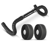 Promend Road Bike Handlebar Tape Μαύρο αναπνεύσιμο υλικό PU Αντιολισθητικό 200x3cm Αξεσουάρ ποδηλάτου ποδηλάτου
