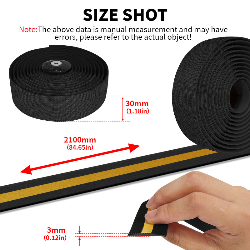 BUCKLOS Ταινίες τιμονιού ποδηλάτου Silicone+EVA Εργονομικές ταινίες ποδηλάτου δρόμου Αντιολισθητικές ταινίες τιμονιού Ανταλλακτικά ποδηλασίας