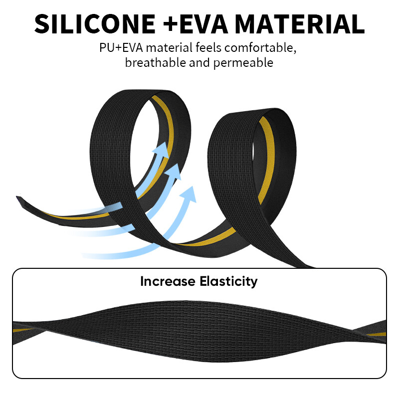 BUCKLOS Ταινίες τιμονιού ποδηλάτου Silicone+EVA Εργονομικές ταινίες ποδηλάτου δρόμου Αντιολισθητικές ταινίες τιμονιού Ανταλλακτικά ποδηλασίας