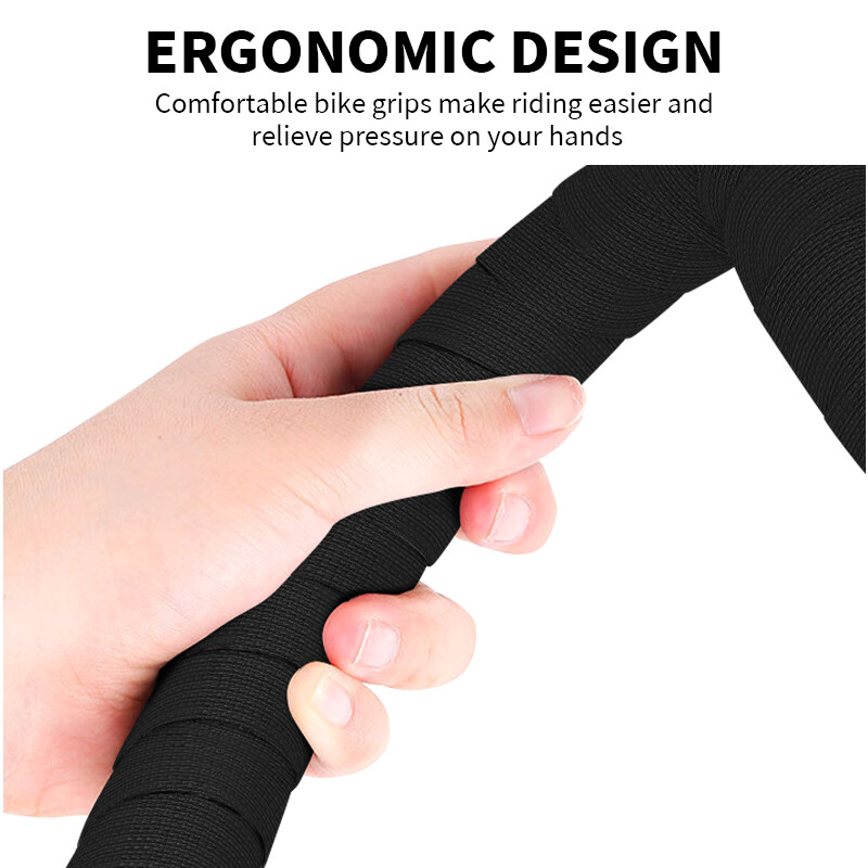 BUCKLOS Ταινίες τιμονιού ποδηλάτου Silicone+EVA Εργονομικές ταινίες ποδηλάτου δρόμου Αντιολισθητικές ταινίες τιμονιού Ανταλλακτικά ποδηλασίας