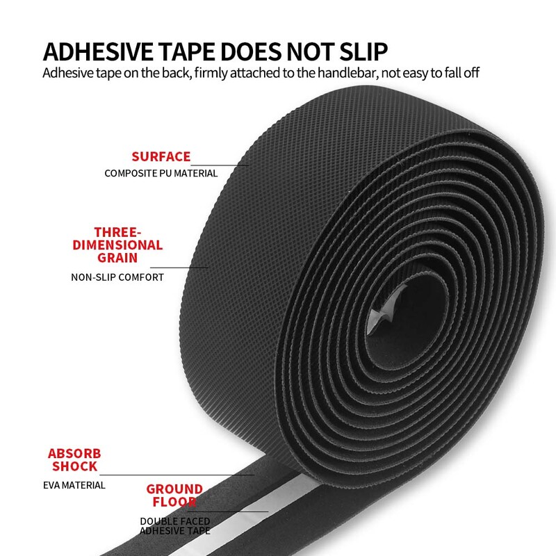 MOTSUV traka za upravljač cestovnog bicikla PU+EVA protuklizna traka za šipke otporna na udarce Trake za pričvršćivanje Biciklističke trake za upravljač Dodaci za bicikle