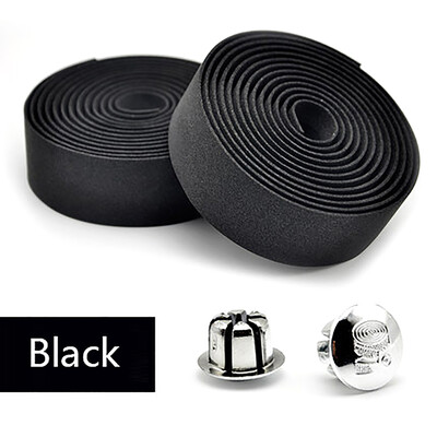 2 KOM EVA traka za upravljač bicikla Pojas za ručku biciklističkog brdskog bicikla Reflektirajuća folija Pojas za cestovni bicikl s čepovima