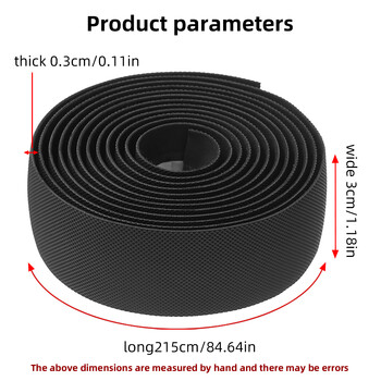 ﻿ MOTSUV Ленти за кормилото на шосеен велосипед PU+EVA Ергономични ленти за щанги за велосипеди Противоплъзгаща се Удароустойчива лента за кормило Аксесоари за колоездене
