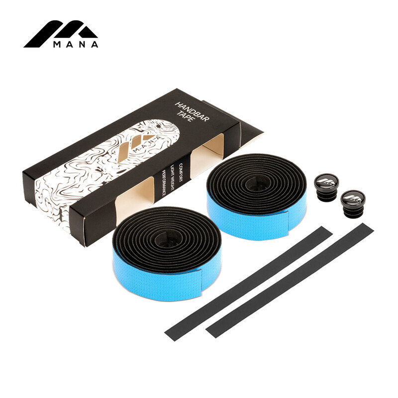 MANA velosipēda stūres lente, pašlīmējoša PU+EVA materiāls, neslīdošs trieciena absorbcija, ērta un viegla