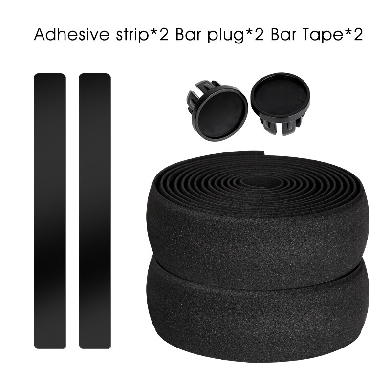 WEST BIKING Velosipēdu stūres lente Velosipēdu roktura jostas siksnas EVA pretslīdes šosejas velosipēdu roktura stieņa lente ar stieņa gala spraudņiem