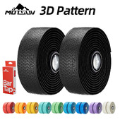 Bandă de ghidon pentru bicicletă de drum cu model 3D Bandă de ghidon anti-alunecare cu gel de siliciu Banda de ghidon de absorbție a șocurilor Banda de bară pentru ciclism Rachetă pentru undiță de pescuit