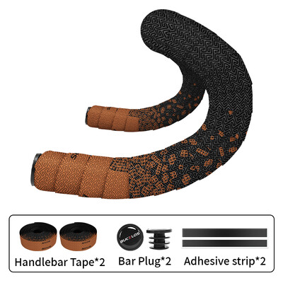 BUCKLOS velosipēdu stūres lentes Neslīdošas triecienizturīgas šosejas riteņbraukšanas stieņa lentes PU EVA šosejas velosipēdu stūres lentes velosipēdu piederumi