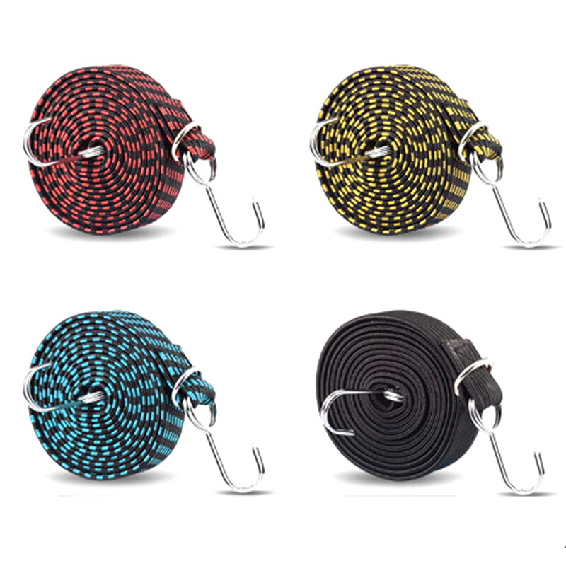 Bagažo pririštos virvės surišimas elastingas laido dirželis motociklo dviračiui, sukurtas taip, kad būtų lengvas naudoti, pristatymas