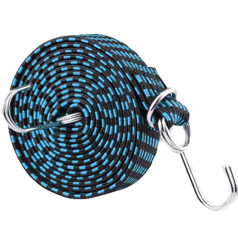 Bagažo pririštos virvės surišimas elastingas laido dirželis motociklo dviračiui, sukurtas taip, kad būtų lengvas naudoti, pristatymas