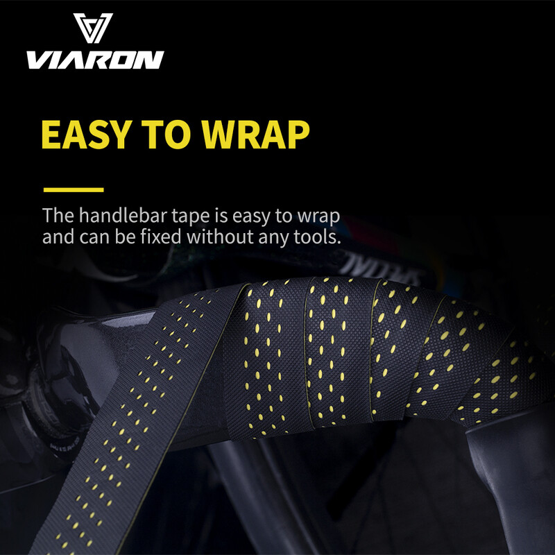 VIARON šosejas velosipēdu stūres lentes velosipēda piederumi 1 pāra riteņbraukšanai, mīksts PU EVA pretslīdes MTB velosipēdu stieņa lentes amortizators