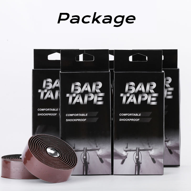 2GB Velosipēdu stūres lente Velosipēdu ceļa PU mākslīgās ādas EVA teksturētas perforatora siksnas riteņbraukšanas aprīkojums 2150x30x3mm piederumi