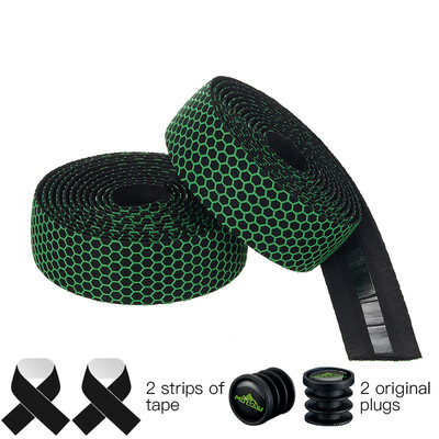 MOTSUV velosipēda stūres lentes šosejas velosipēda silikagela lente EVA mīksta elpojoša velosipēda stieņa lente ar fiksētu pārnesumu siksnu velosipēdu aksesuāri