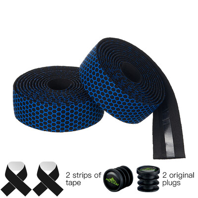 MOTSUV velosipēda stūres lentes šosejas velosipēda silikagela lente EVA mīksta elpojoša velosipēda stieņa lente ar fiksētu pārnesumu siksnu velosipēdu aksesuāri