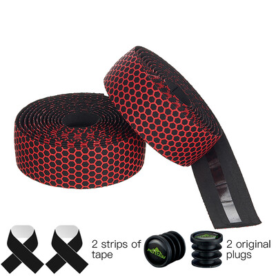 MOTSUV velosipēda stūres lentes šosejas velosipēda silikagela lente EVA mīksta elpojoša velosipēda stieņa lente ar fiksētu pārnesumu siksnu velosipēdu aksesuāri