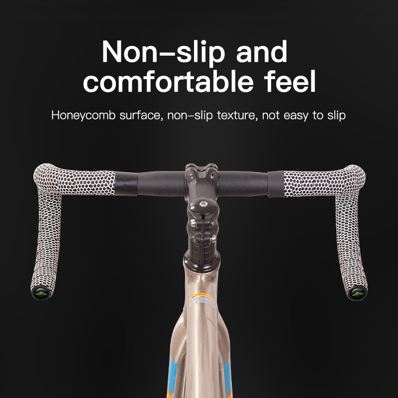 MOTSUV velosipēda stūres lentes šosejas velosipēda silikagela lente EVA mīksta elpojoša velosipēda stieņa lente ar fiksētu pārnesumu siksnu velosipēdu aksesuāri