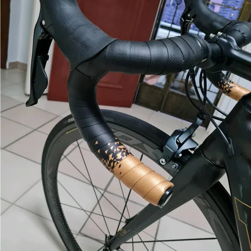 BUCKLOS šosejas velosipēda roktura lentes PU EVA riteņbraukšanas stūres lentes pretvibrācijas velosipēdu jostas