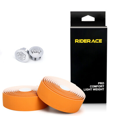 Banda de ghidon pentru bicicletă de drum cu 2 dopuri de bară Bandă de bară de bicicletă anti-alunecare care absoarbe șocurile PU EVA Moale Confortabile Accesorii pentru ciclism