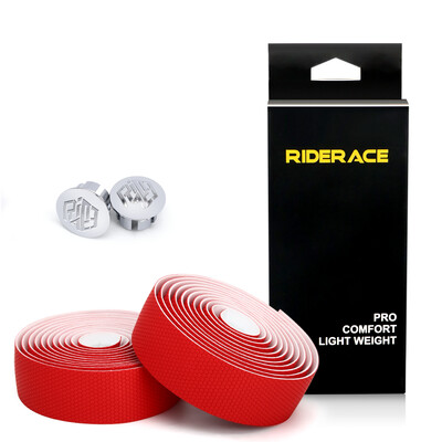 Banda de ghidon pentru bicicletă de drum cu 2 dopuri de bară Bandă de bară de bicicletă anti-alunecare care absoarbe șocurile PU EVA Moale Confortabile Accesorii pentru ciclism