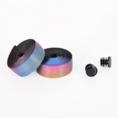 TRIFOX stūres lentes pretslīdes PU trieciena roktura stieņa lente ar stieņa gala spraudņiem PU pretvibrācijas aptinuma lente izturīga stieņa stieņa lente