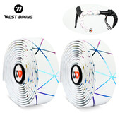 WEST BIKING velosipēda stūres lente, neslīdoša amortizējoša siksna, īpaši viegla, nodilumizturīga riteņbraukšanas siksna MTB šosejas velosipēda piederums