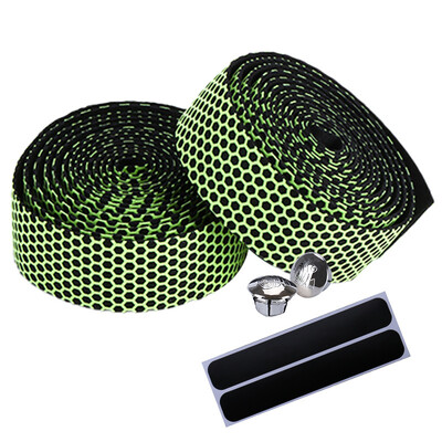 1 Pair šosejas velosipēdu stūres lente, pretslīdes silikagela stūres lente, amortizējoša riteņbraukšanas stieņa lente velosipēdu piederumi