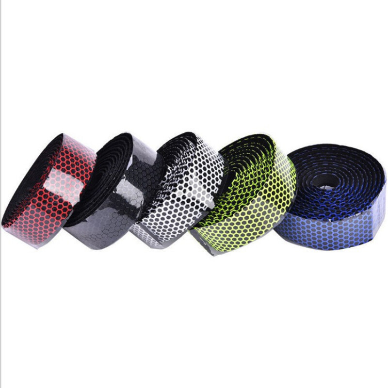 1 Pair šosejas velosipēdu stūres lente, pretslīdes silikagela stūres lente, amortizējoša riteņbraukšanas stieņa lente velosipēdu piederumi