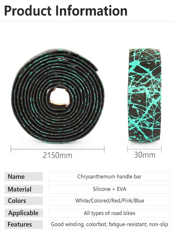 1 Pāris šosejas velosipēda stūres lentes pretslīdes PU trieciena roktura lente ar stieņa gala spraudņiem pretvibrācijas aptinuma lente riteņbraukšanas piederumi