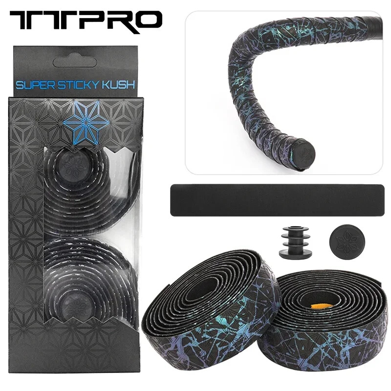 1 Pāris šosejas velosipēda stūres lentes pretslīdes PU trieciena roktura lente ar stieņa gala spraudņiem pretvibrācijas aptinuma lente riteņbraukšanas piederumi