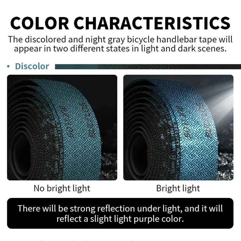 BUCKLOS Stūres lentes Amortizējošas šosejas velosipēdu stūres stieņa siksnas Velosipēdu Bartape PU EVA Elpojošs Riteņbraukšanas Aptinums RB Lenta