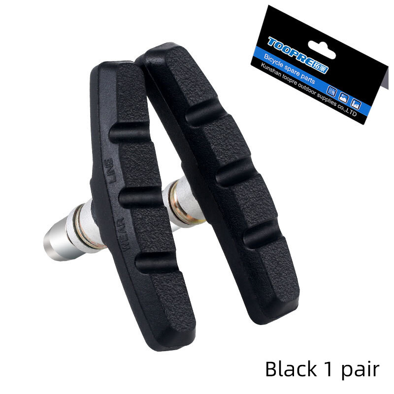 TOOPRE kalnu velosipēda V bremžu kluči Road Dead Speed Gumijas bremžu uzliku kluss, nodilumizturīgs C bremžu klucis