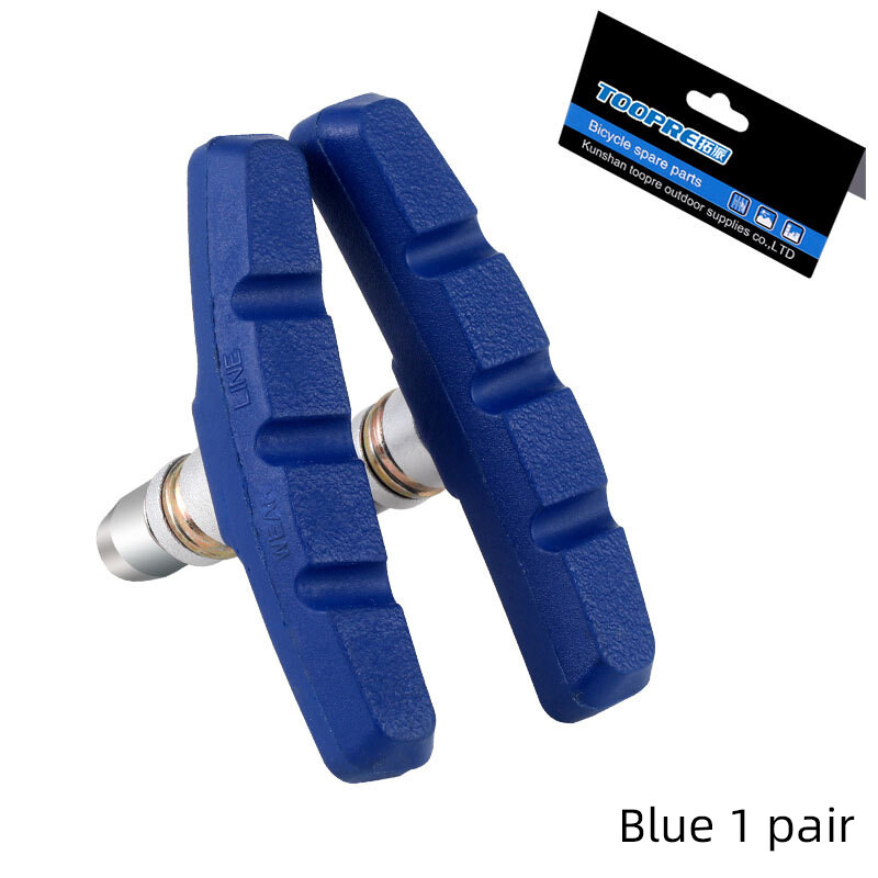 TOOPRE kalnu velosipēda V bremžu kluči Road Dead Speed Gumijas bremžu uzliku kluss, nodilumizturīgs C bremžu klucis