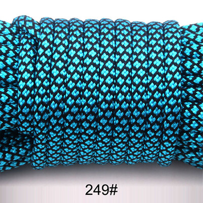 252 spalvos Paracord 550 25,50,100FT Paracord virvė Cuerda Escalada Mil Spec 7Strand Paracorde lauko stovyklavimo išgyvenimo rinkinys