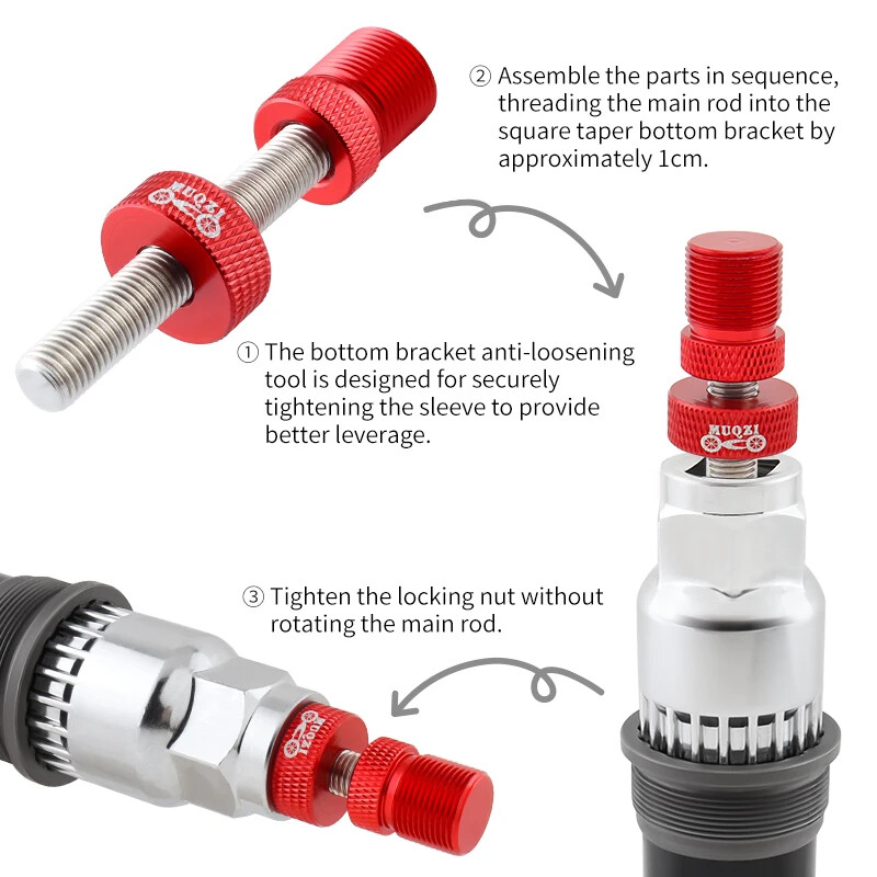 MUQZI velosipēda apakšējo kronšteinu noņemšanas rīks 20 zobiem BB